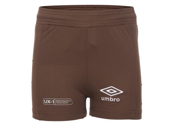 UMBRO UX-1 Shorts Brun/Hvit M Flott teknisk spillershorts